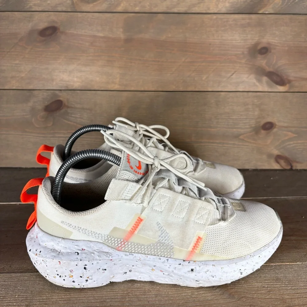 nike crater impact womens size 8.5 shoes white athletic running sneakers